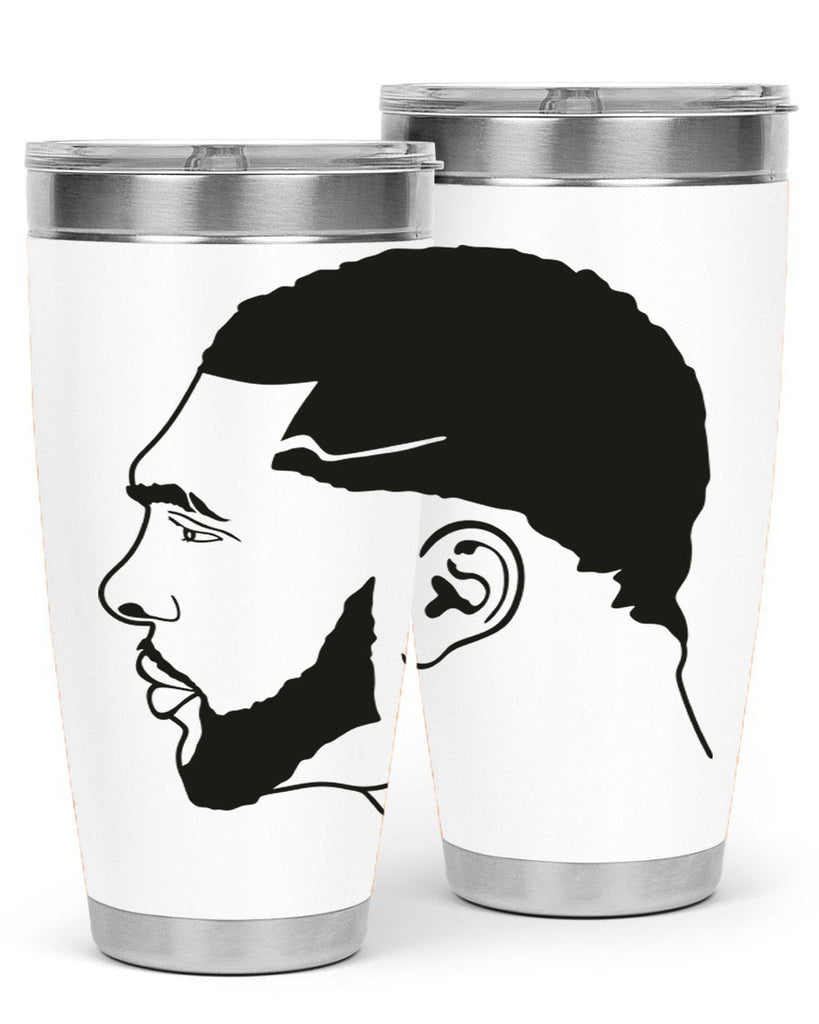 beardman 55#- black men - boys- tumbler