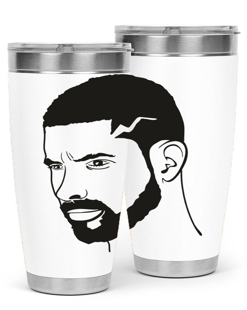 beardman 56#- black men - boys- tumbler