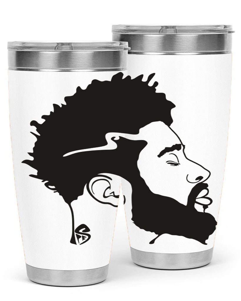 beardman 59#- black men - boys- tumbler