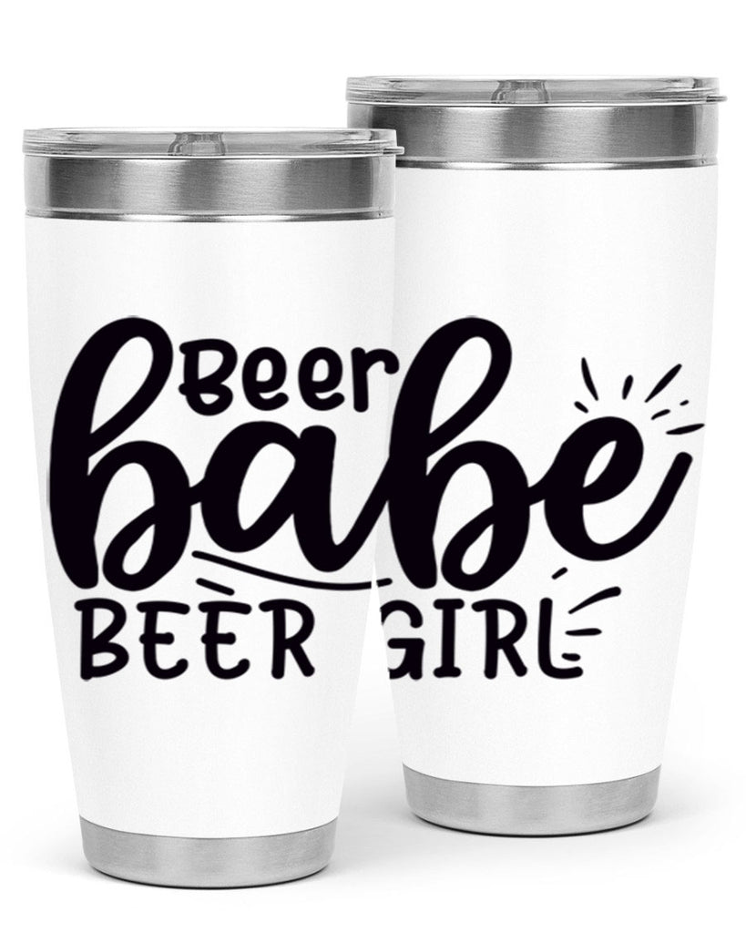 beer babe beer girl 136#- beer- Tumbler