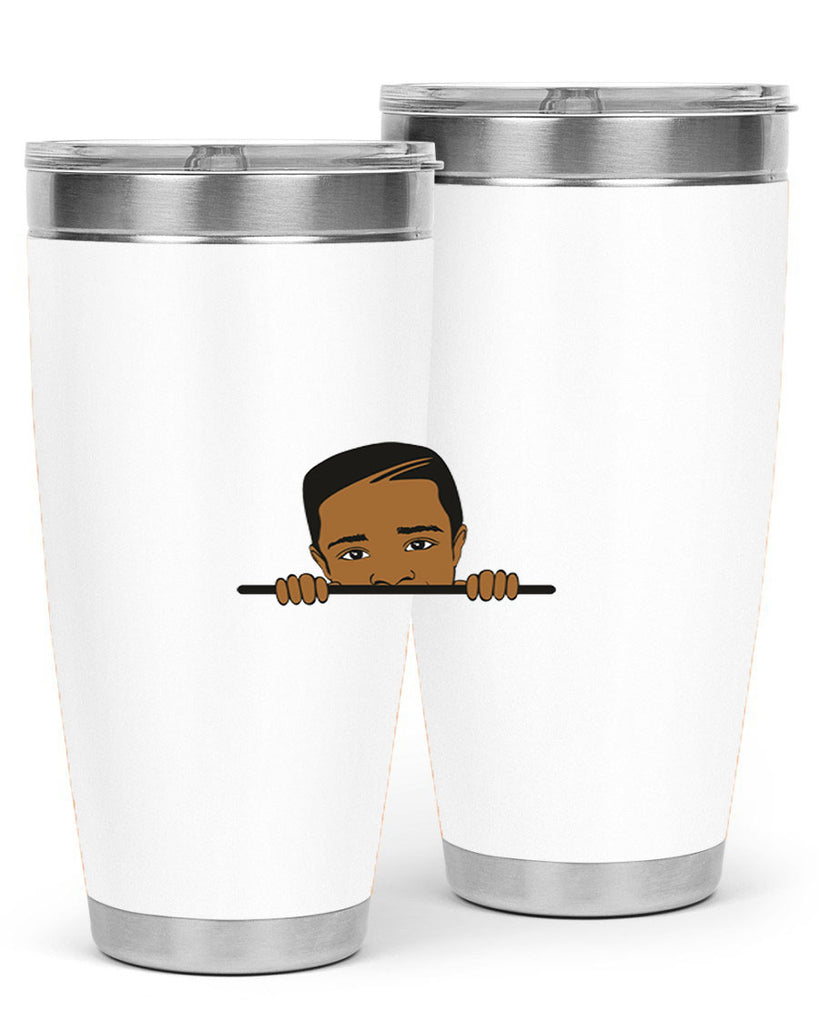 black boy 24#- black men - boys- tumbler