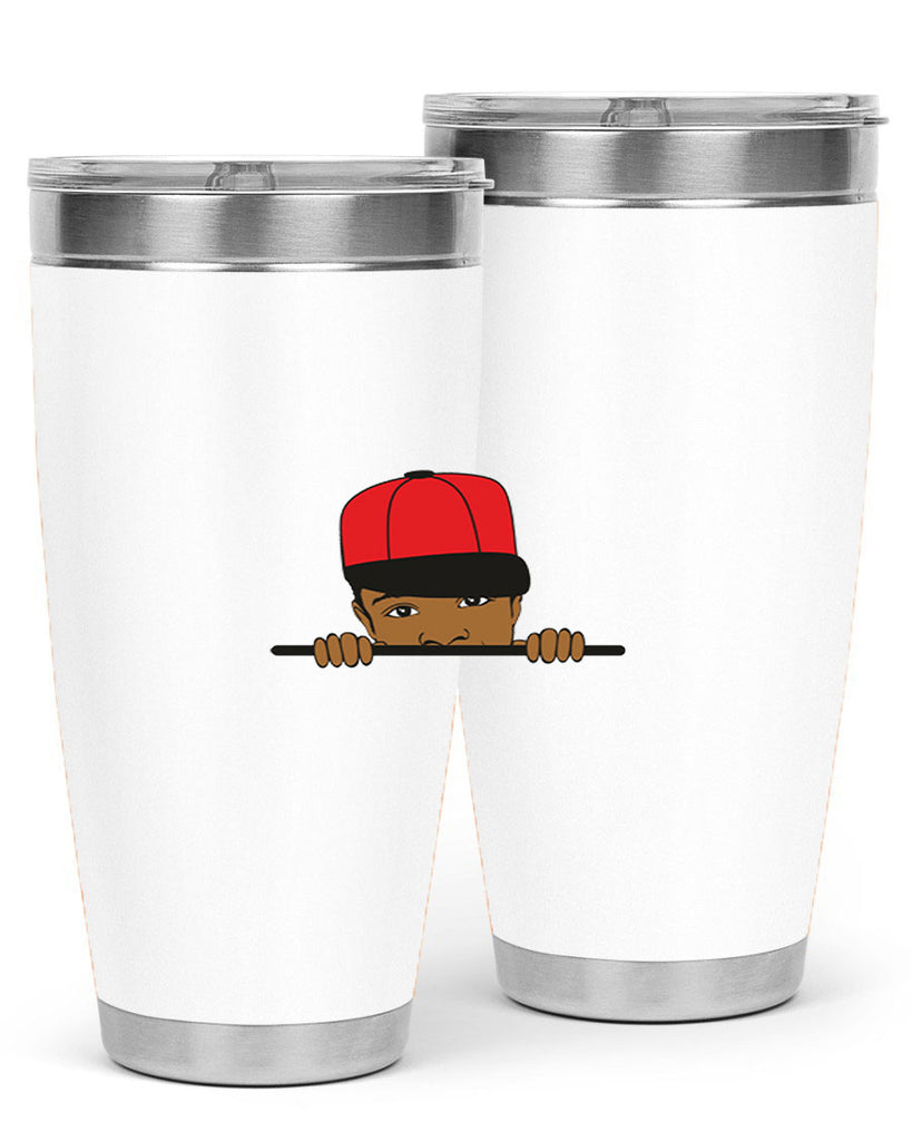 black boy 3#- black men - boys- tumbler