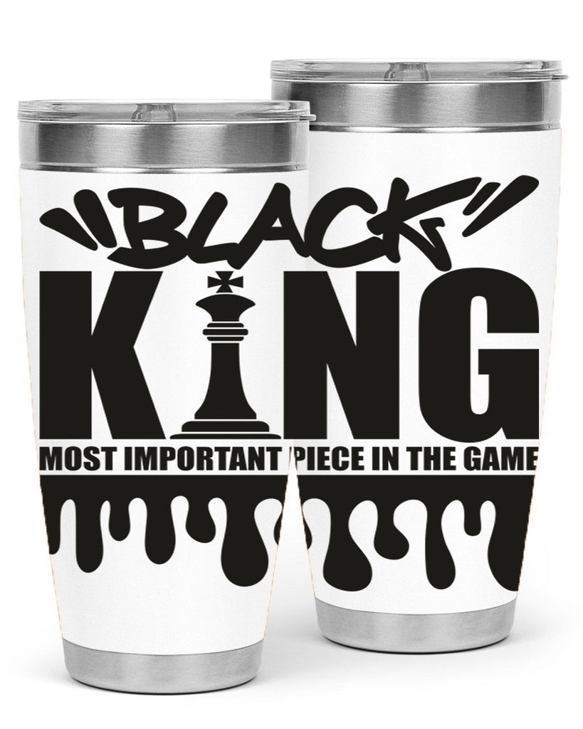 black king 214#- black words phrases- Cotton Tank