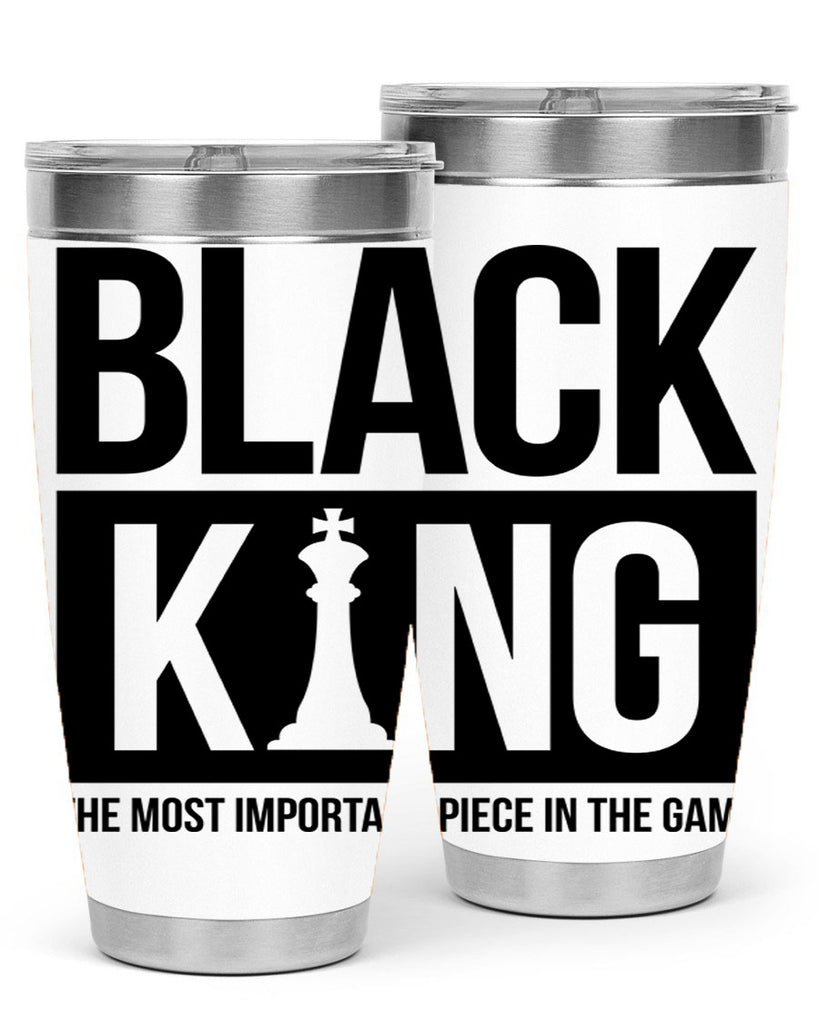 black king 234#- black words phrases- Cotton Tank