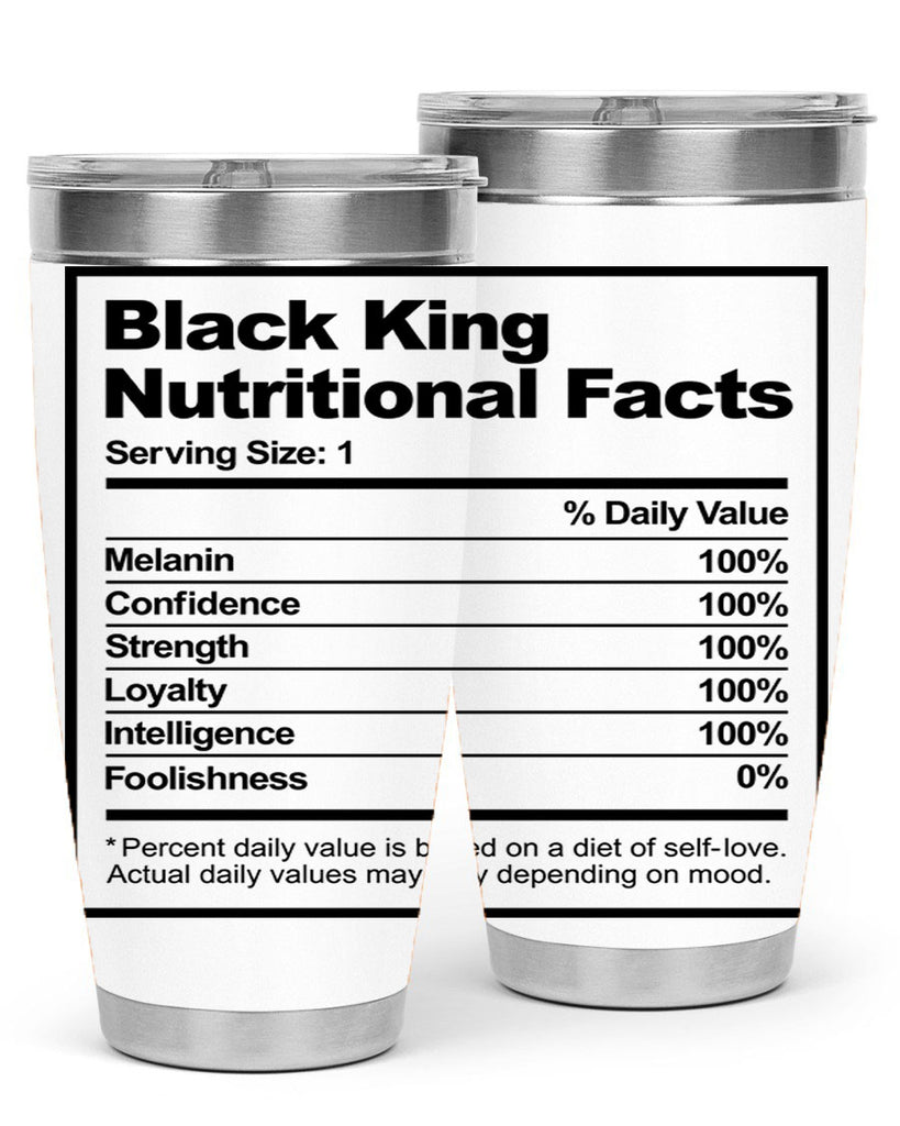 black king nutritional facts 231#- black words phrases- Cotton Tank