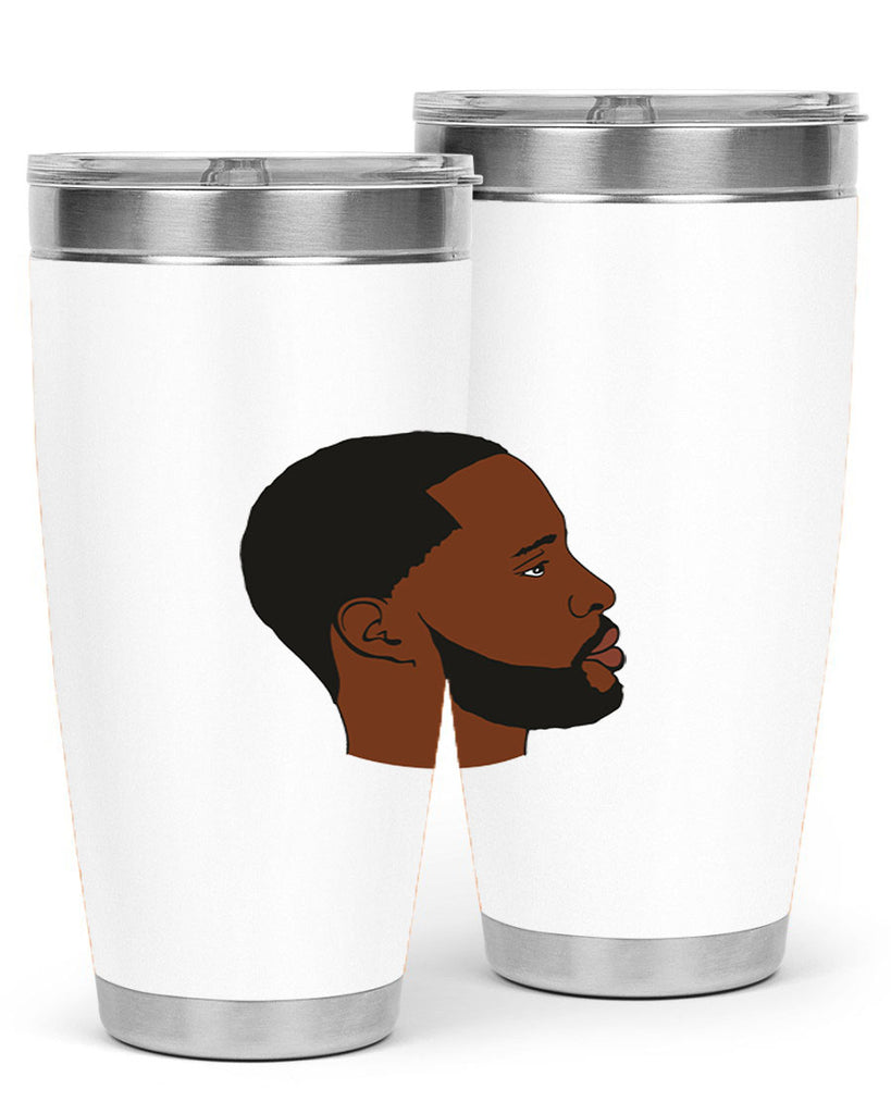 black man 35#- black men - boys- tumbler