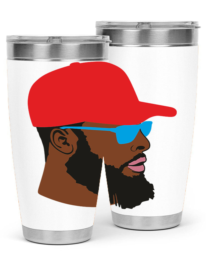 black man style 1#- black men - boys- tumbler
