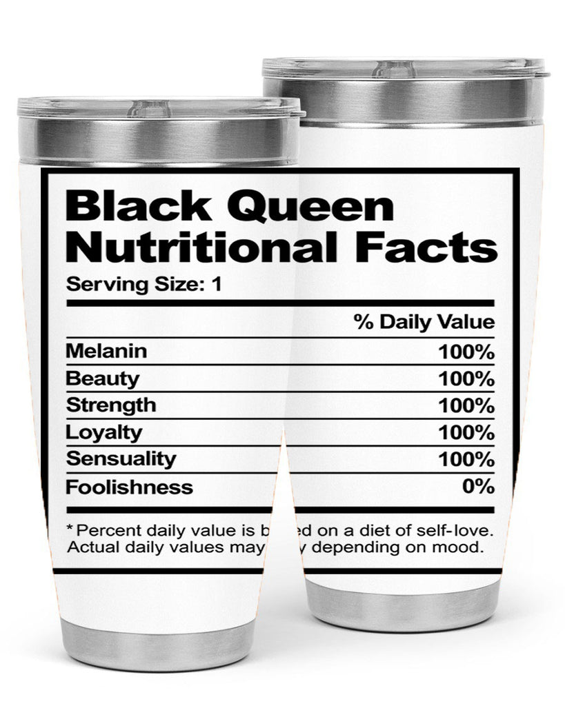black queen nutritional facts 219#- black words phrases- Cotton Tank