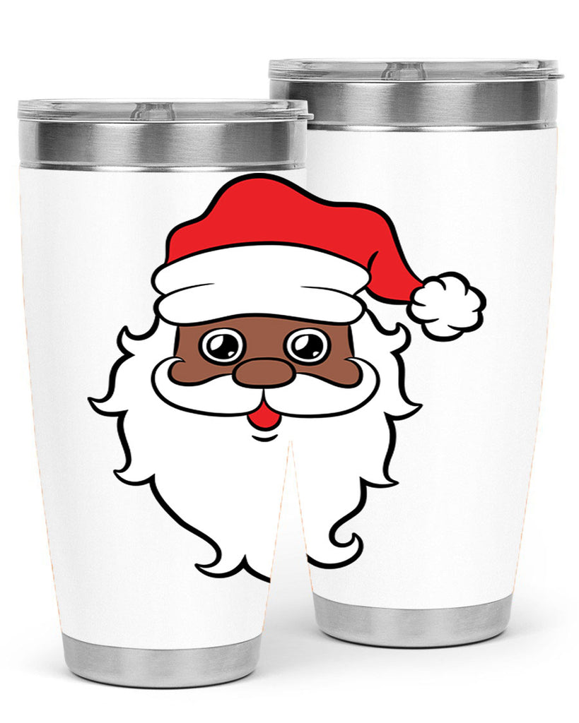 black santa 25#- black men - boys- tumbler