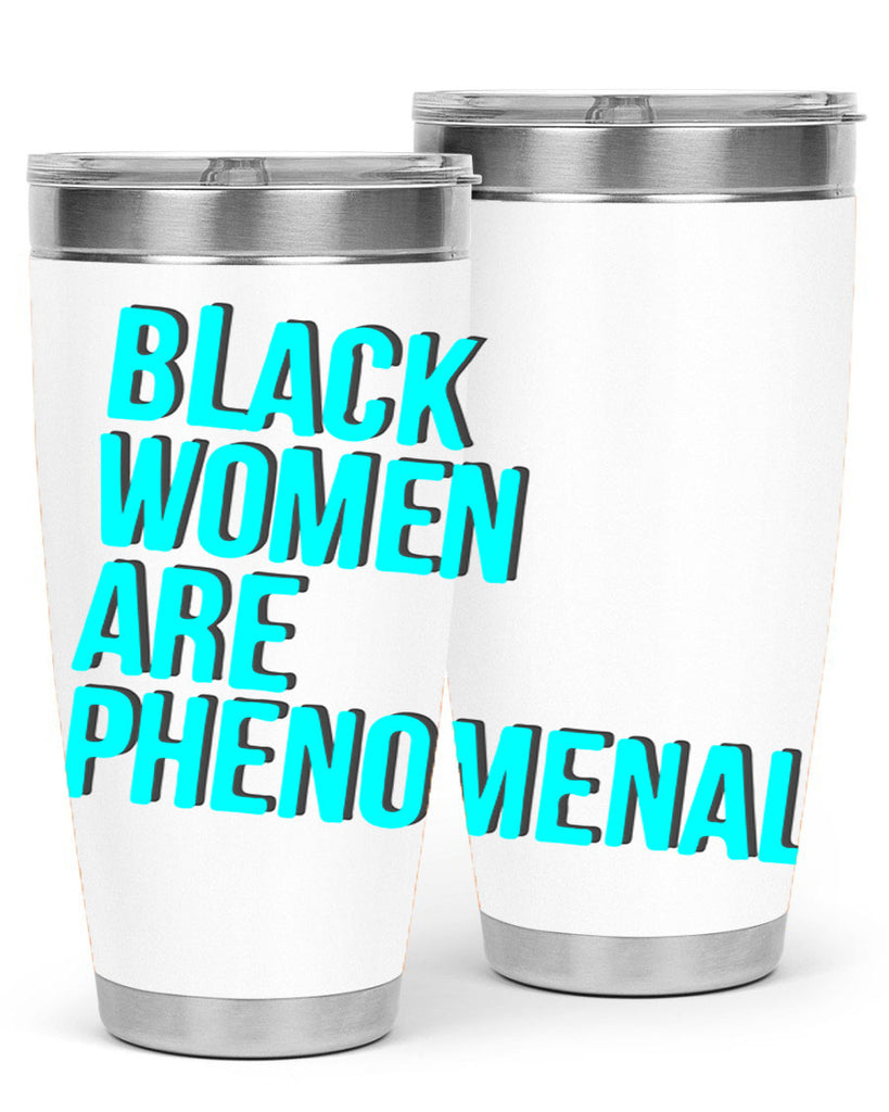 black woman are phenomenal color 216#- black words phrases- Cotton Tank