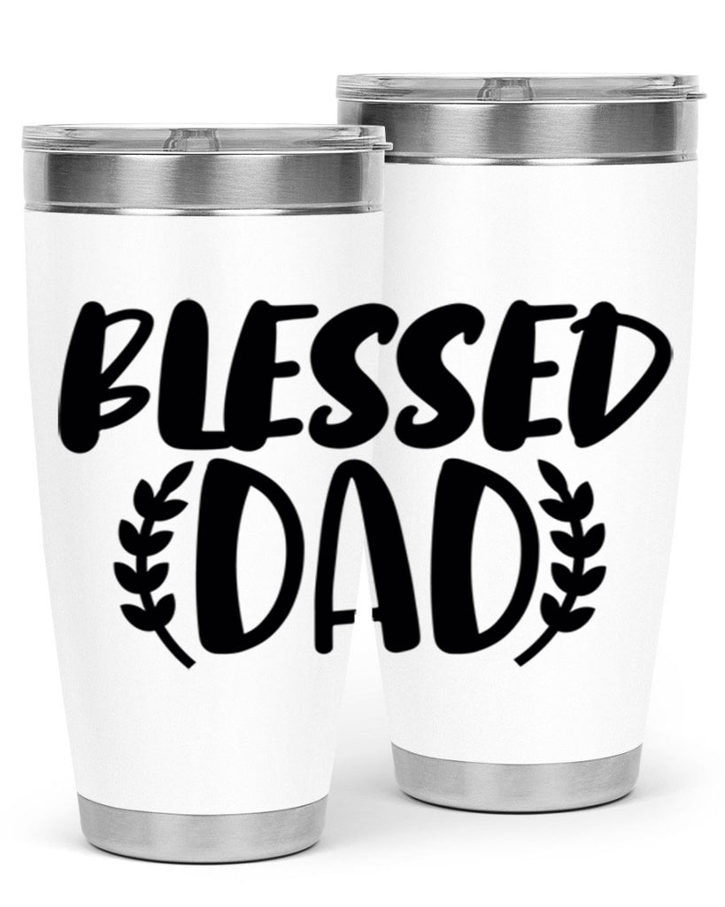 blessed dad 36#- dad- Tumbler