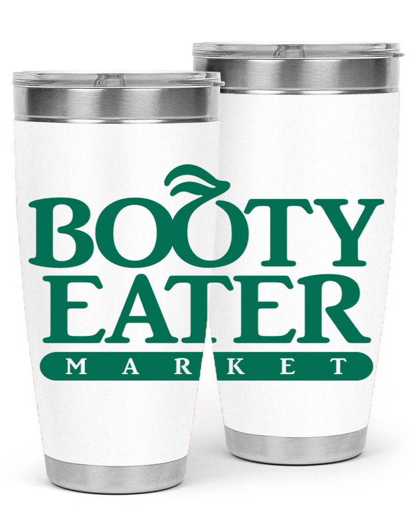 bootyeater 192#- black words phrases- Cotton Tank