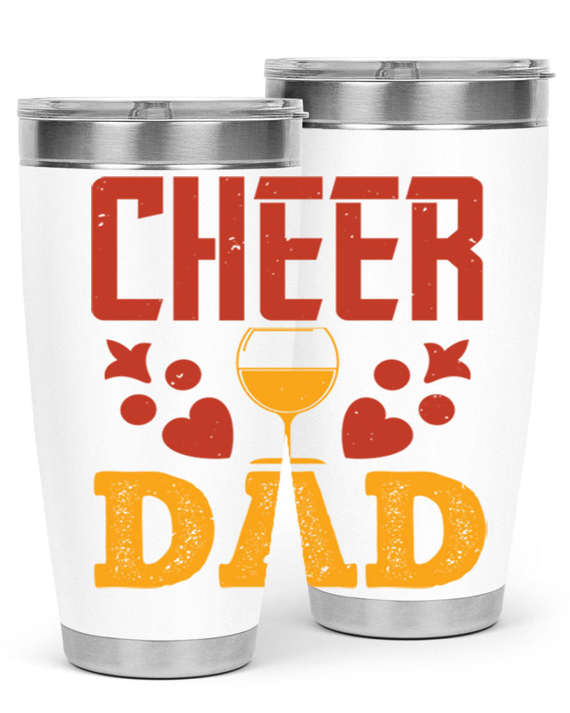 cheer dad 121#- fathers day- Tumbler