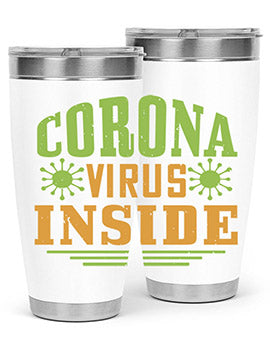 coronavirus inside Style 2#- corona virus- Tumbler