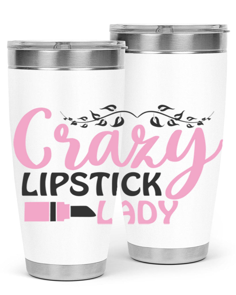 crazy lipstick lady Style 159#- make up- Tumbler