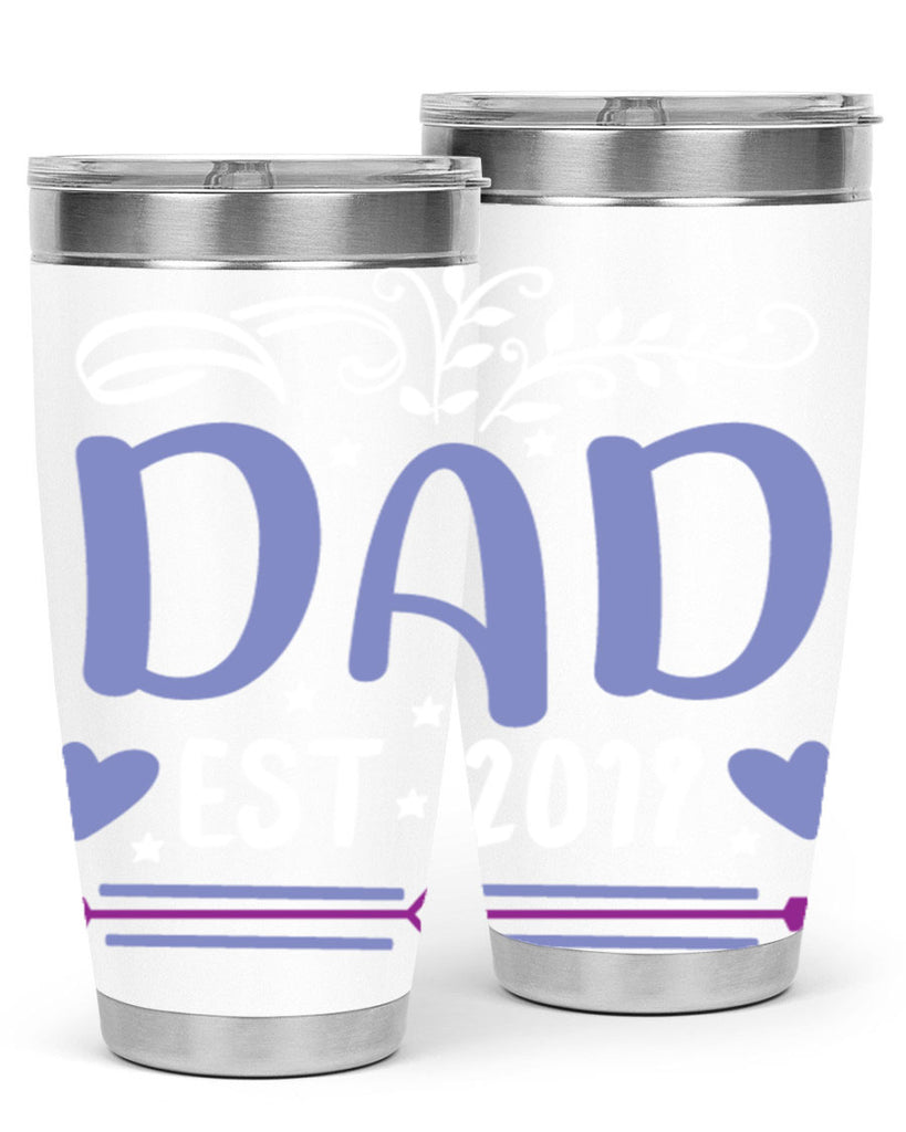 dad est 100#- fathers day- Tumbler