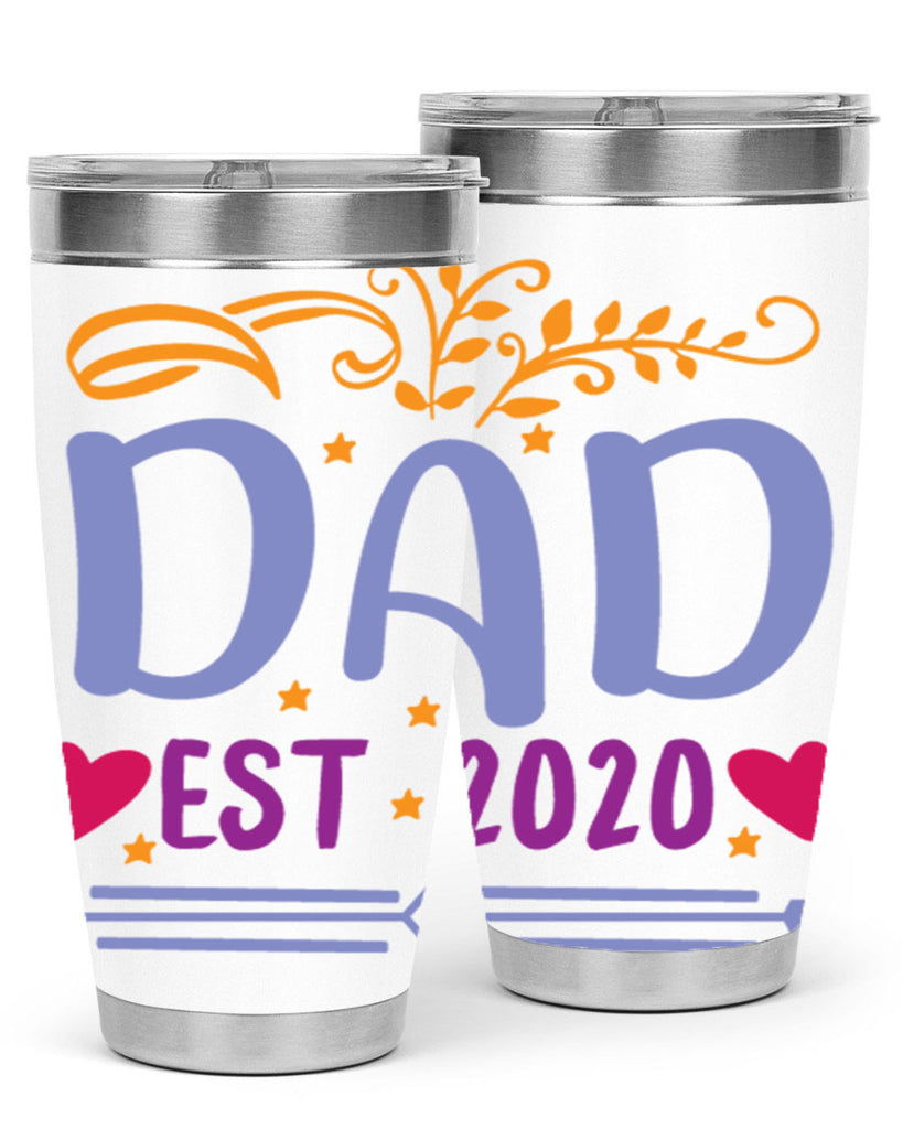 dad est 98#- fathers day- Tumbler