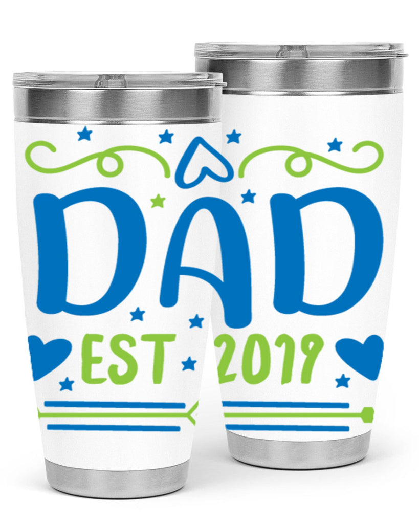 dad est 99#- fathers day- Tumbler