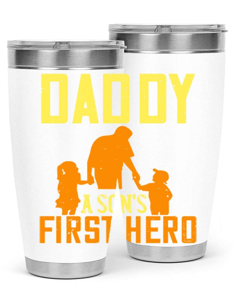 daddy a sons first hero 249#- fathers day- Tumbler