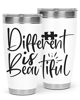 different is beautiful Style 12#- autism- Tumbler