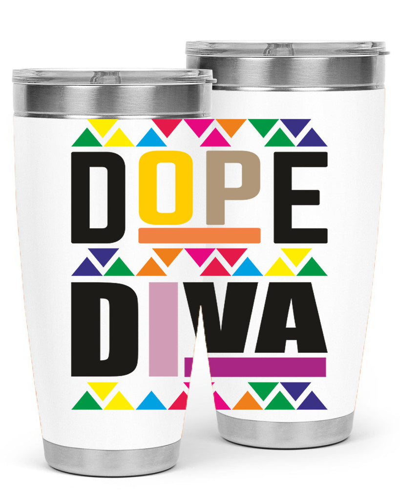 dope diva- black words phrases- Cotton Tank