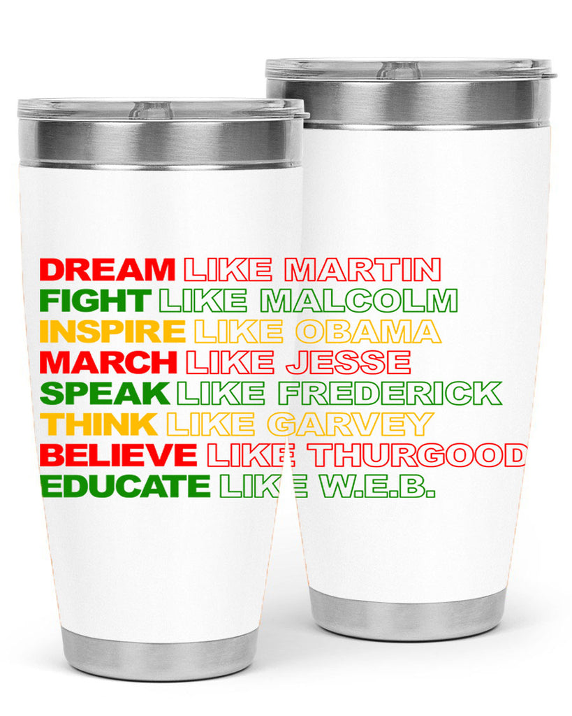dream like martin 165#- black words phrases- Cotton Tank