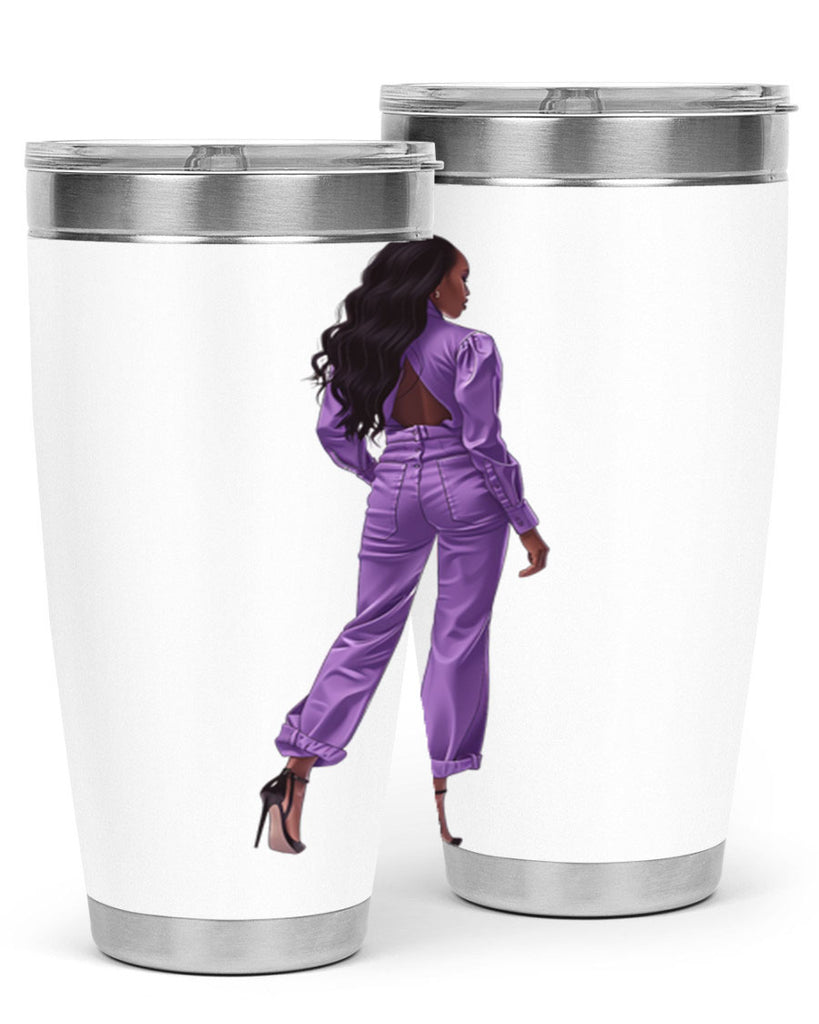 fashion girl in lavender 49#- fashion- Cotton Tank