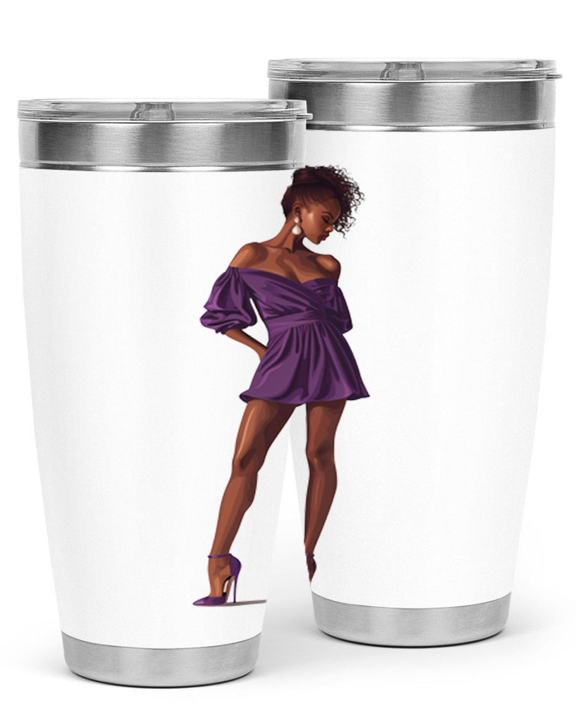 fashion girl in lavender 52#- fashion- Cotton Tank