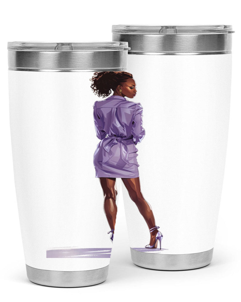 fashion girl in lavender 53#- fashion- Cotton Tank