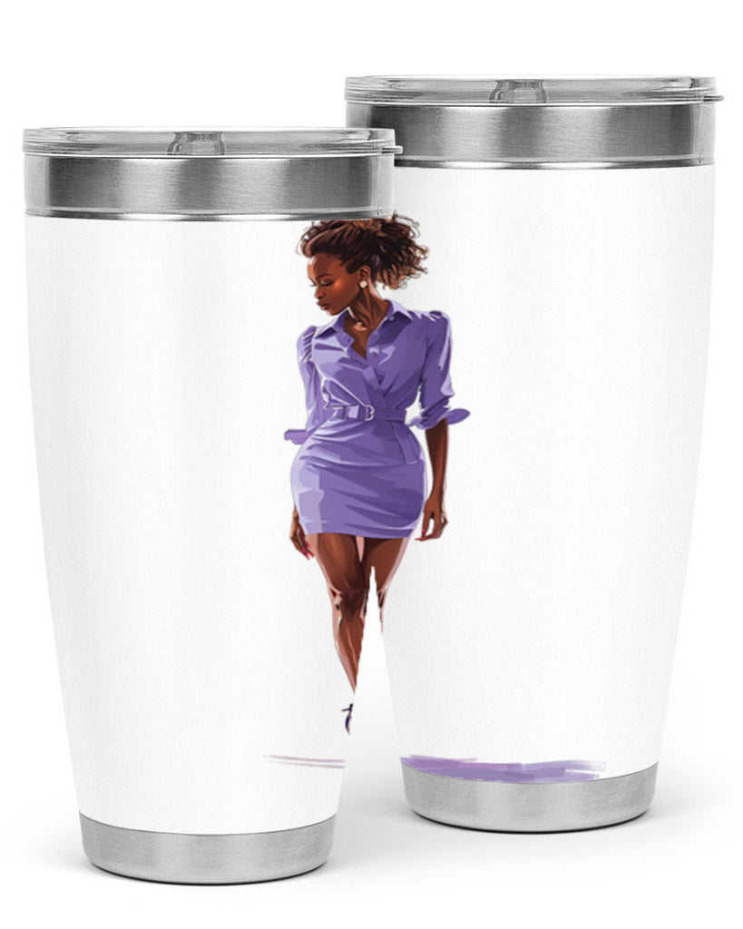 fashion girl in lavender 59#- fashion- Cotton Tank