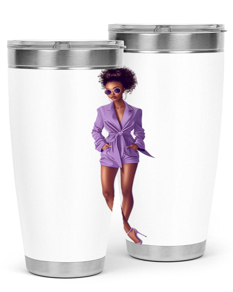 fashion girl in lavender 63#- fashion- Cotton Tank