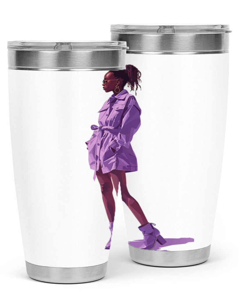 fashion girl in lavender 66#- fashion- Cotton Tank