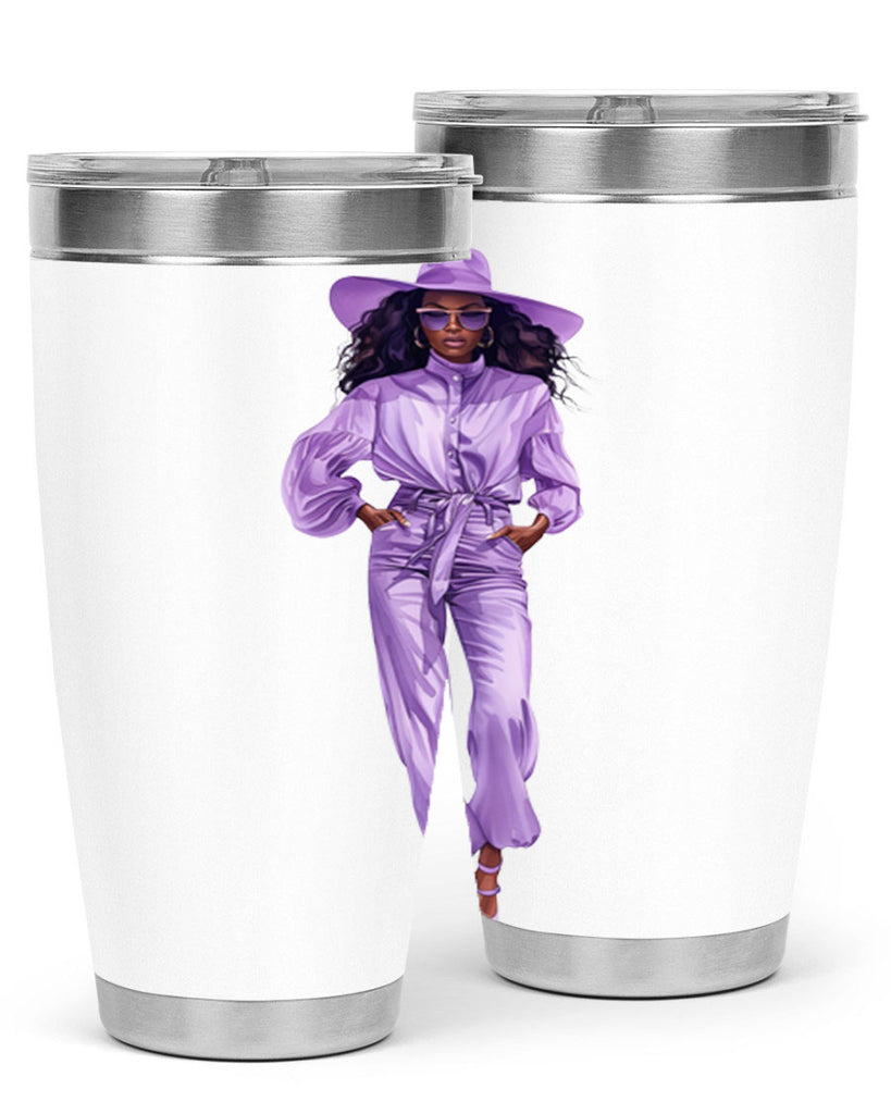 fashion girl in lavender 68#- fashion- Cotton Tank