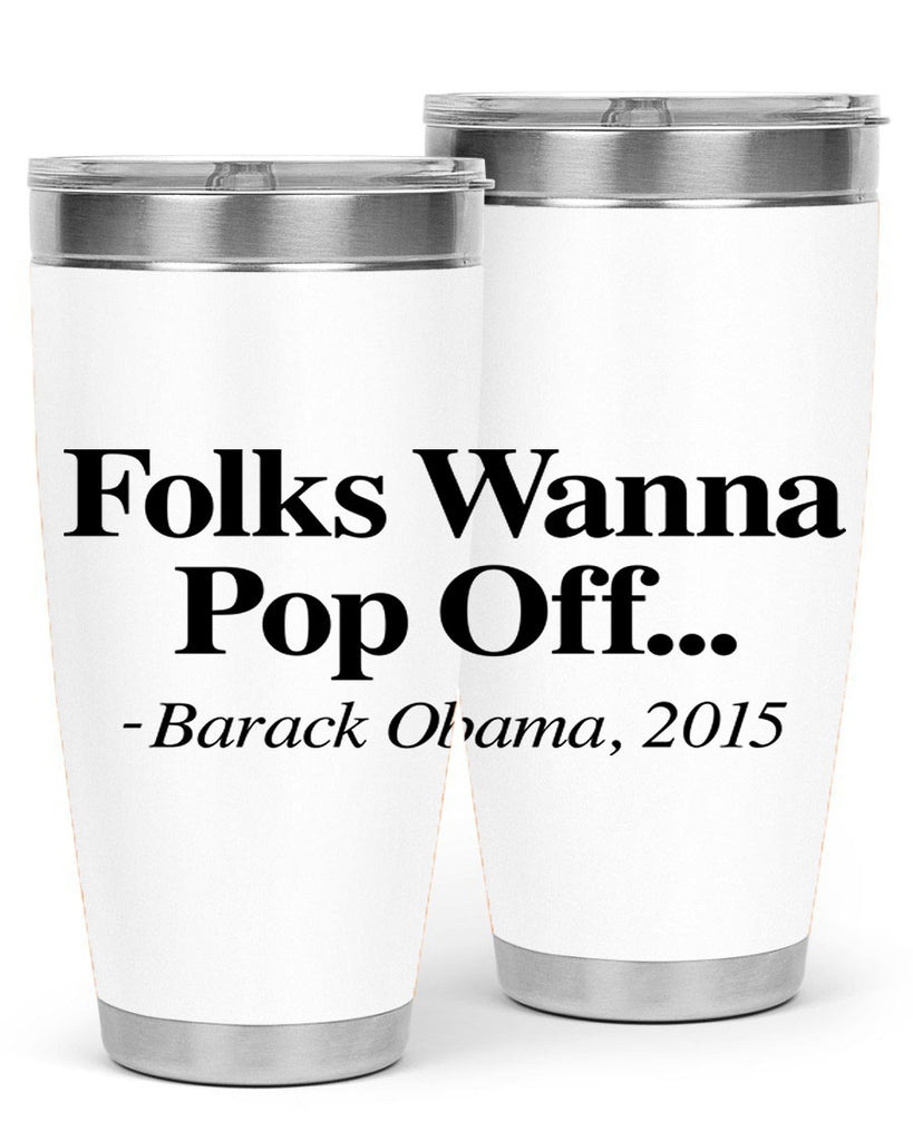 folks wanna pop off 151#- black words phrases- Cotton Tank