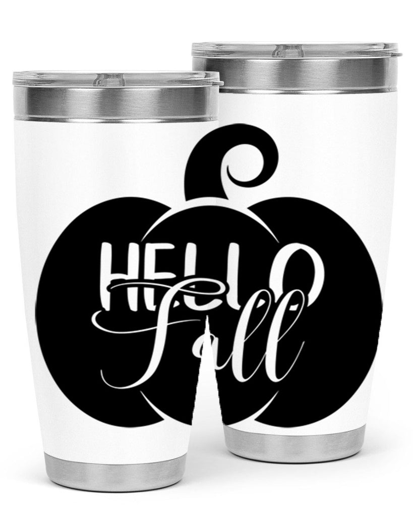 hello fall 275#- fall- Tumbler