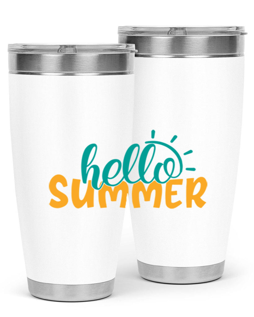hello summer Style 97#- summer- Tumbler