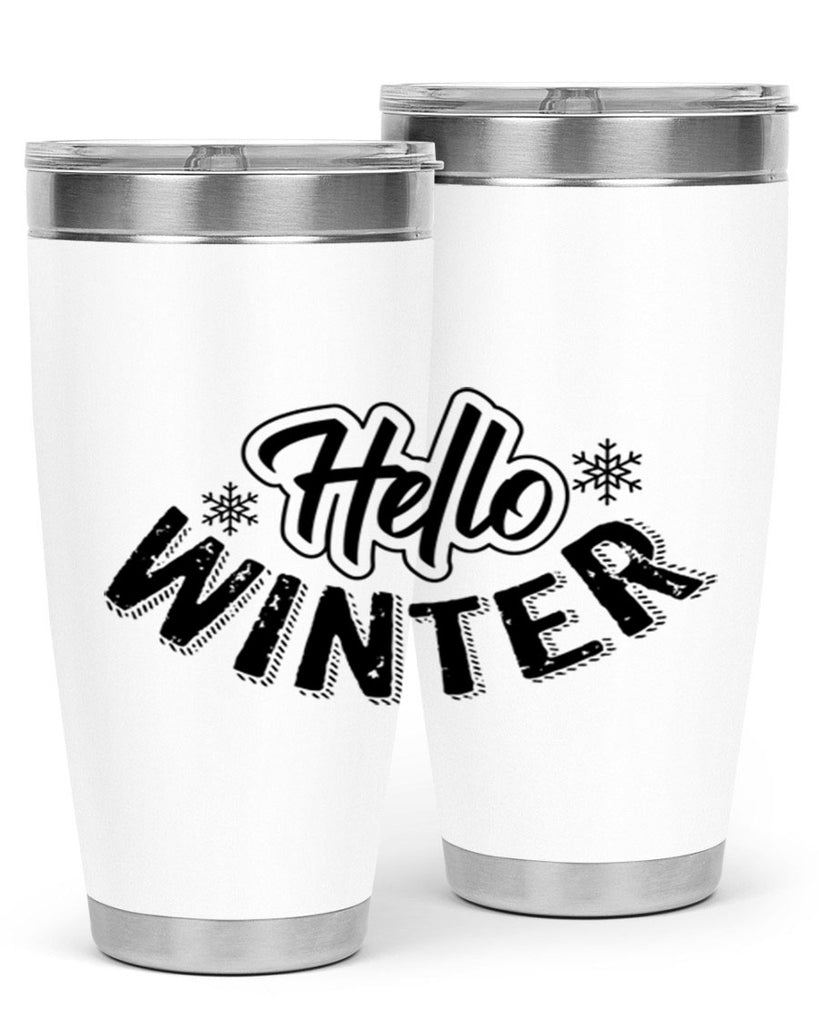 hello winter 169#- winter- Tumbler