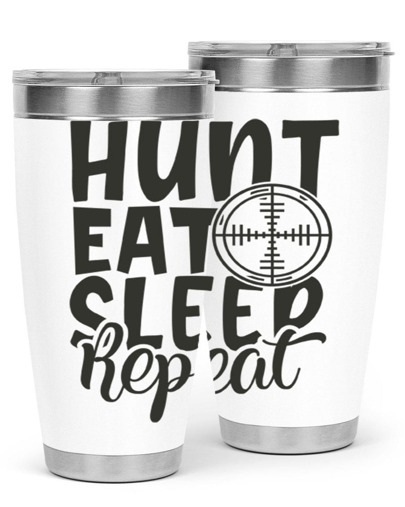 hunt eat sleep repeat 11#- hunting- Tumbler