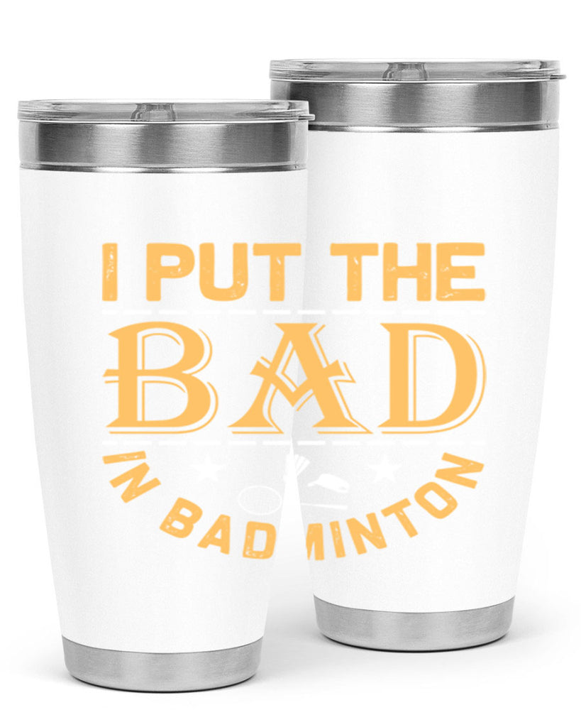 i 1056#- badminton- Tumbler