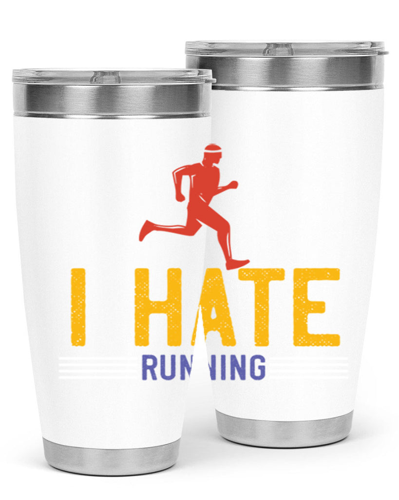 i hate running 40#- running- Tumbler