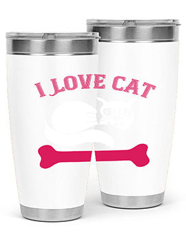 i love cat Style 55#- cat- Tumbler