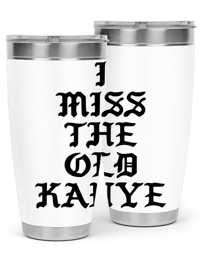i miss the old kanye pablo 114#- black words phrases- Cotton Tank