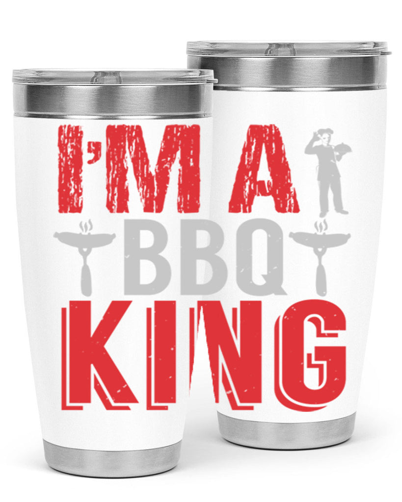 im a bbq king 34#- bbq- Tumbler