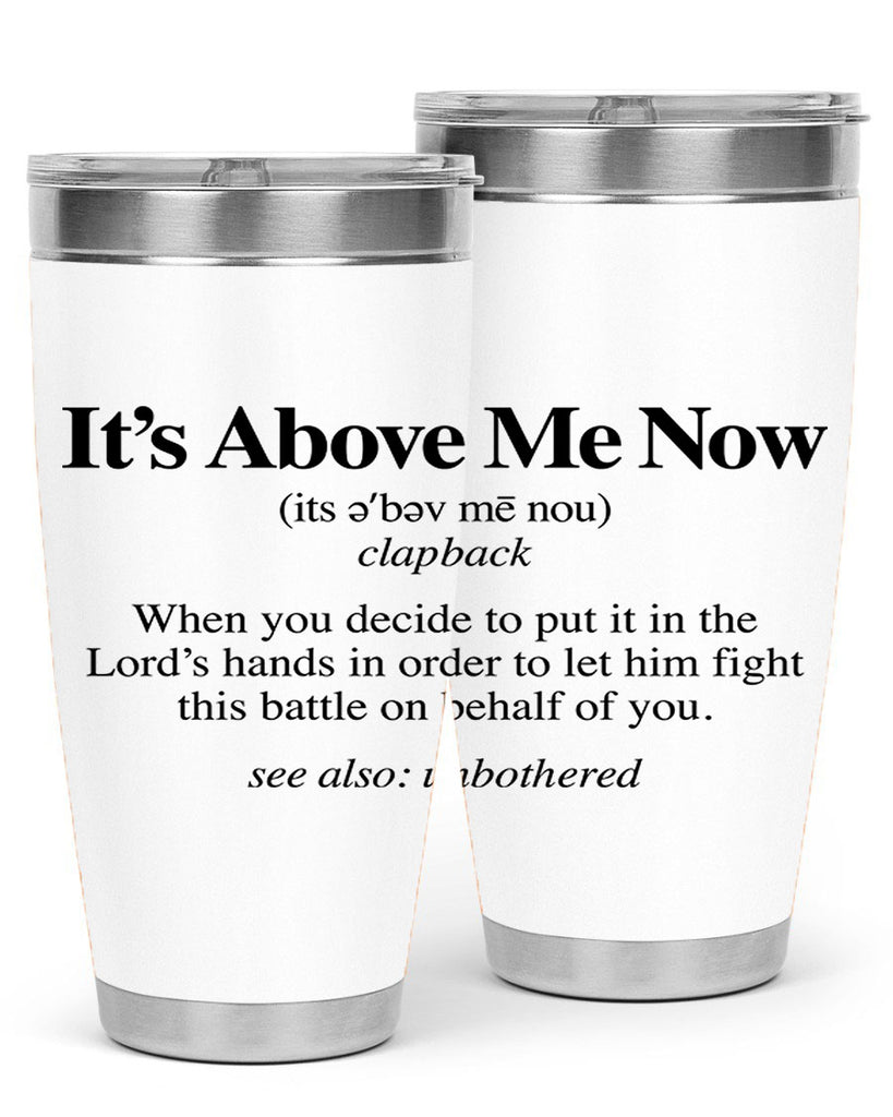 its above me now definition 105#- black words phrases- Cotton Tank