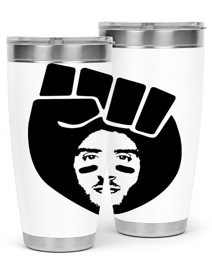 kaepernick fist hair 22#- black men - boys- tumbler
