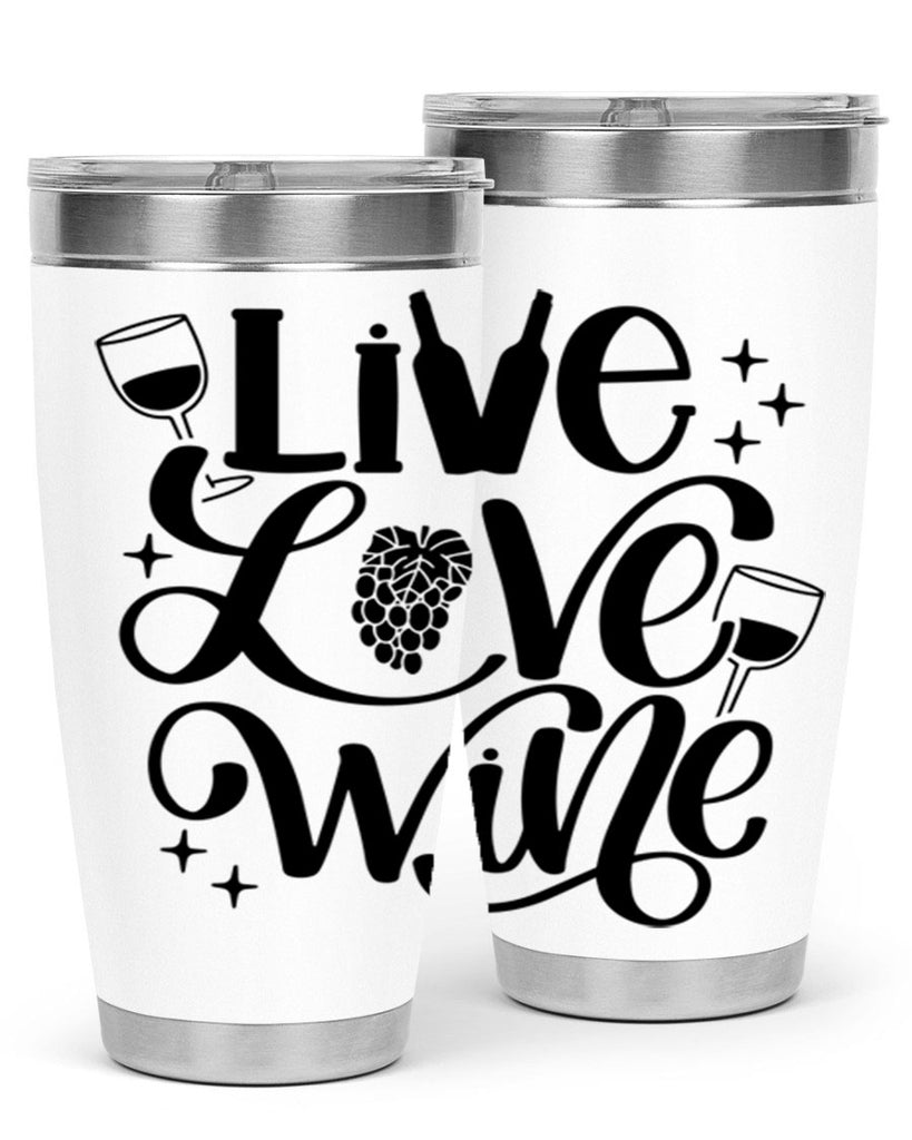 live love wine 43#- wine- Tumbler
