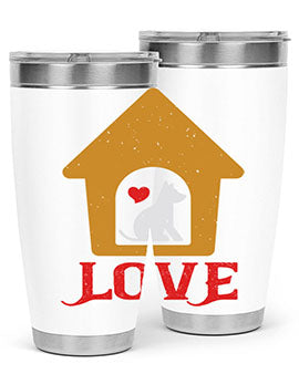 love Style 161#- dog- Tumbler