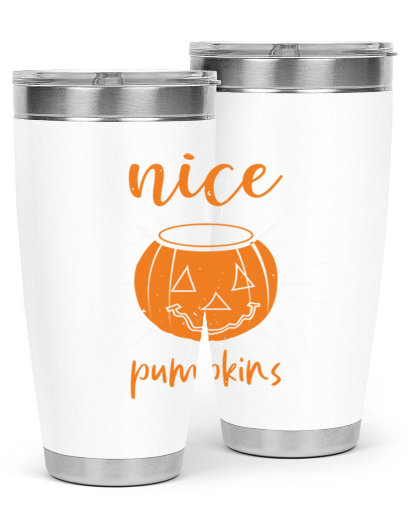nice pumpkins 138#- halloween- Tumbler