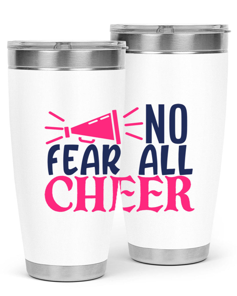no fear all cheer 1739#- cheer- Tumbler