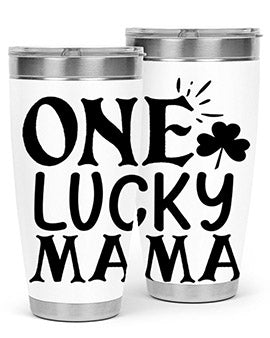 one lucky mama Style 34#- autism- Tumbler